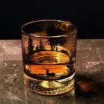 Snow Mountain Whiskey Glass | Iceberg Mountain Tumbler | Old Fashioned Rocks Glass | Luxury Barware | Whiskey Gift for Him - Image 3