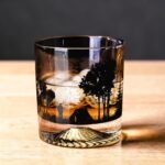 Snow Mountain Whiskey Glass | Iceberg Mountain Tumbler | Old Fashioned Rocks Glass | Luxury Barware | Whiskey Gift for Him - Image 5