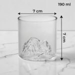 Montaigne 3D Whiskey Glass | Japanese Style Rocks Glass | Unique Barware Gift for Men | Fathers Day Gift - Image 4