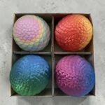 4 Rainbow Snake Eggs | Articulated Fidget Toy, Fantasy Desk Decor - Image 4