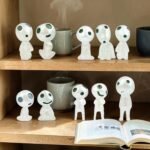 10Pcs Glow in Dark Kodama Spirits | Luminous Resin Mini Garden Decor Fairy Shelf Gift Set - Image 8