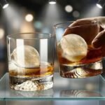 Snow Mountain Whiskey Glass | Iceberg Mountain Tumbler | Old Fashioned Rocks Glass | Luxury Barware | Whiskey Gift for Him - Image 2