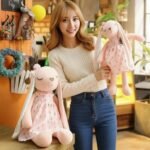 Cute Bunny Plush Toy 35cm | Soft Rabbit Stuffed Animal | Fluffy Bunny Doll | Kids Plushie Gift | Cozy Nursery Decor - Image 5