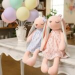 Cute Bunny Plush Toy 35cm | Soft Rabbit Stuffed Animal | Fluffy Bunny Doll | Kids Plushie Gift | Cozy Nursery Decor - Image 9