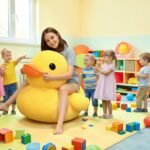 Cute Yellow Duck Plush Toy | Soft Kawaii Duck Stuffed Animal | Cartoon Bird Plush Pillow | Cozy Room Decor | Gift Idea - Image 6
