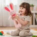 Pull Up Bunny Plush Keychain | Long Ear Rabbit Plush Toy | Cute Hanging Bag Charm | Soft Stuffed Animal Doll | Gift Plush 15cm 30cm - Image 2