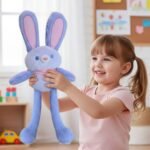 Pull Up Bunny Plush Keychain | Long Ear Rabbit Plush Toy | Cute Hanging Bag Charm | Soft Stuffed Animal Doll | Gift Plush 15cm 30cm