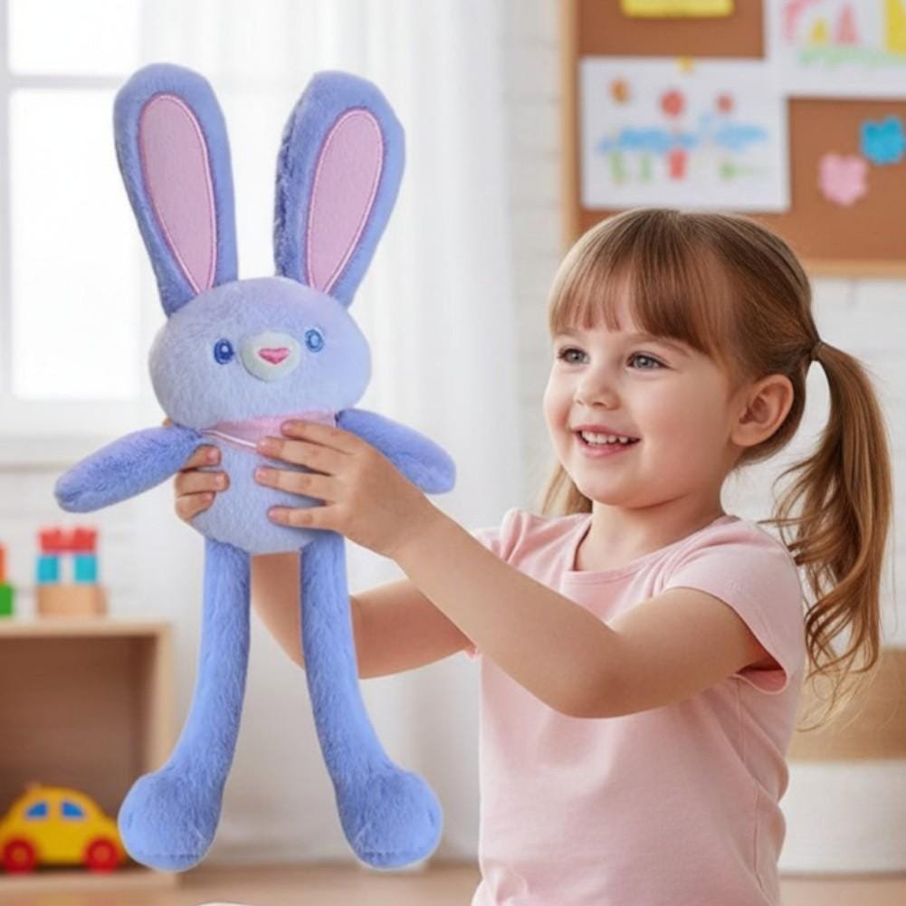 il_fullxfull.7850664804_8yrg.jpg Pull Up Bunny Plush Keychain | Long Ear Rabbit Plush Toy | Cute Hanging Bag Charm | Soft Stuffed Animal Doll | Gift Plush 15cm 30cm - Image 1