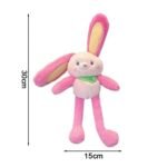 Pull Up Bunny Plush Keychain | Long Ear Rabbit Plush Toy | Cute Hanging Bag Charm | Soft Stuffed Animal Doll | Gift Plush 15cm 30cm - Image 6