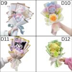 Sanrio Bouquet Kawaii Plush Bouquet Gift | Hello Kitty Bouquet Cute Cartoon Flower Plush Doll |Flowers Arrangement Kittys Artificial Flowers - Image 9