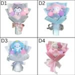 Sanrio Bouquet Kawaii Plush Bouquet Gift | Hello Kitty Bouquet Cute Cartoon Flower Plush Doll |Flowers Arrangement Kittys Artificial Flowers - Image 7