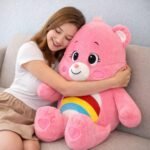 Rainbow Bear Plush Toy 30cm | Kawaii Colorful Bear Stuffed Doll | Cute Soft Plush Decor | Cozy Gift Idea | Aesthetic Room Accessory - Image 4