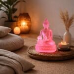 Medicine Buddha Statue Decor | Colorful Resin Buddha Figurine | Spiritual Home Decor | Meditation Altar Ornament | Peaceful Gift Idea - Image 4