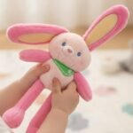 Pull Up Bunny Plush Keychain | Long Ear Rabbit Plush Toy | Cute Hanging Bag Charm | Soft Stuffed Animal Doll | Gift Plush 15cm 30cm - Image 3