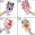 Sanrio Bouquet Kawaii Plush Bouquet Gift | Hello Kitty Bouquet Cute Cartoon Flower Plush Doll |Flowers Arrangement Kittys Artificial Flowers - Image 8
