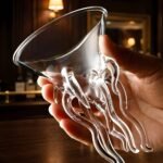 Novelty Cocktail Glass | Creative Cocktail Glass | Unique Bar Drinkware | Aesthetic Barware Glass | Party Drink Glass Gift | - Image 4