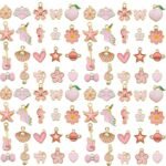 40PCS Enamel Charms Set | Assorted Pendants for DIY Jewelry Making Kit