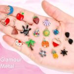 400PCS Assorted Enamel Charms for Jewelry Making | Colorful Metal Pendants for Crafts - Image 5