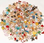 400PCS Assorted Enamel Charms for Jewelry Making | Colorful Metal Pendants for Crafts - Image 2