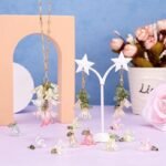 Acrylic Lily Flower Charms with Pearl Beads | 20mm Dangle Pendants for Jewelry Making - Image 4