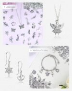 Tibetan Silver Alloy Charms Set | Mixed Smooth Pendants for Jewelry Making - Image 5