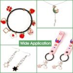 460PCS Mixed Color Plated Charms Set | Assorted Pendants for DIY Jewelry Crafting - Image 6