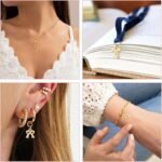 Gold Bowknot Charms | Alloy Bow Tie Links for Jewelry Making, Earrings, Bracelets (Assorted Sizes) - Image 5