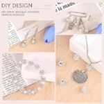 10mm White Rhinestone Disco Ball Beads | DIY Jewelry Making Supplies - Image 5