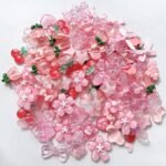 60PCS Kawaii Flatback Charms Kit | Resin Acrylic Decoden Embellishments (DIY Crafts)