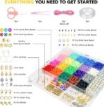 Polymer Clay Beads Bracelet Making Kit | Preppy DIY Jewelry Set for Kids Ages 6-13 - Image 2
