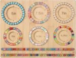 Bamboo Bead Board for Jewelry Making | Bracelet Design Beading Board DIY Craft Tool - Image 2
