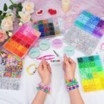 4500PCS Pony Beads Bracelet Kit | 1600 Letter Beads Friendship Kandi Jewelry Making Set - Image 4