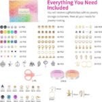 20000PCS Clay Beads Bracelet Kit | 120 Colors Heishi Polymer Beads Charms DIY Jewelry Set - Image 4