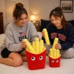 French Fries Plush toy | Smiling French Fries | Emotional Support Food Plush Pillow | Cute Fries Cushion | Happy smiling Face Stuffed Fries - Image 10