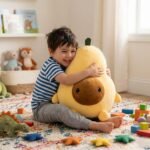 Avocado Plush Toy | Large Avocado Stuffed Pillow | Kawaii Stuffed Food Doll | Cute Plush Cushion for Kids & Food Lovers | Fruit Plush Toy - Image 4