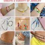 4mm Glass Seed Bead Kit | Friendship, Waist Beads with Letter Charms (DIY Jewelry Set) - Image 2