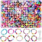 Polymer Clay Beads Kit | Fruit, Flower, Animal Charms for DIY Jewelry Making - Image 2