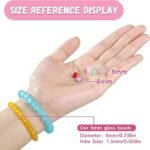 6mm Glass Crystal Beads Kit | 34 Colors, Charms for DIY Jewelry Making - Image 4