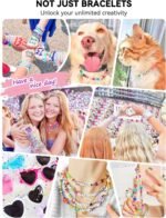 1400PCS Letter Beads Kit | 28 Style Alphabet Beads for Friendship Bracelets DIY Jewelry Making - Image 5