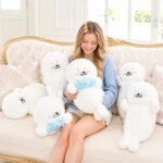 Kawaii Sleeping Seal Plush 70cm | Soft White Seal Pillow | Cozy Plush Toy for Home and Bed | Cute & Calming Seal Plushie, Stufed Seal Animal - Image 7
