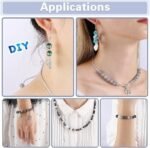18 Color Glass Beads Jewelry Making Kit | Crystal Lava Stone Beads for Bracelets Necklaces - Image 2