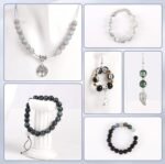 18 Color Glass Beads Jewelry Making Kit | Crystal Lava Stone Beads for Bracelets Necklaces - Image 5