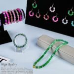 Crystal Glass Beads Kit | 48 Colors 8mm Round Beads for Jewelry Making - Image 4