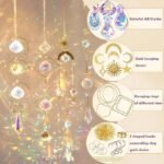 DIY Suncatcher Kit 500 Pcs Crystal Window Hanging Rainbow Maker Home Decor - Image 4