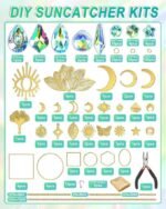 DIY Suncatcher Kit 300pcs Crystal Window Hanging Craft Home Garden Decor - Image 2