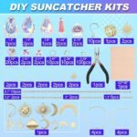 200PCS DIY Sun Catcher Making Kit | Crystal Prism Rainbow Window Hanging Craft Supplies - Image 2