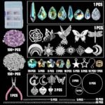 420PCS Crystal Suncatcher Craft Kit | DIY Rainbow Window Hanging & Garden Decor Supplies - Image 2