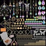 500PCS DIY Crystal Suncatcher Kit | Rainbow Maker Window Hanging Craft Set for Adults