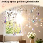 500PCS DIY Crystal Suncatcher Kit | Rainbow Maker Window Hanging Craft Set for Adults - Image 7