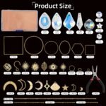 200PCS DIY Crystal Suncatcher Kit | Gold Rainbow Prism Window Hanging Craft Decor Set - Image 2